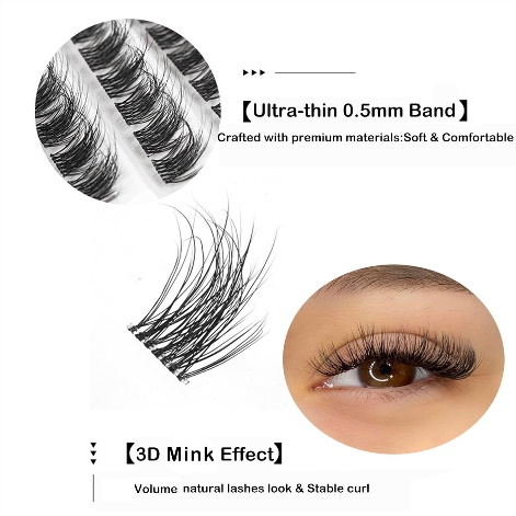 Eisínteachtaí Eyelash Imleabhar Mega DIY le Pingdu Súilíneach Eyelash®