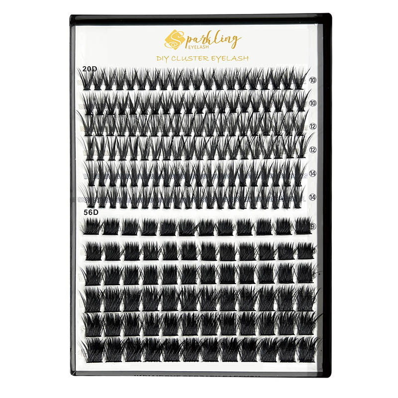 Kit Síneadh Eyelash 20D 56D DIY le Lash Bond agus Remover