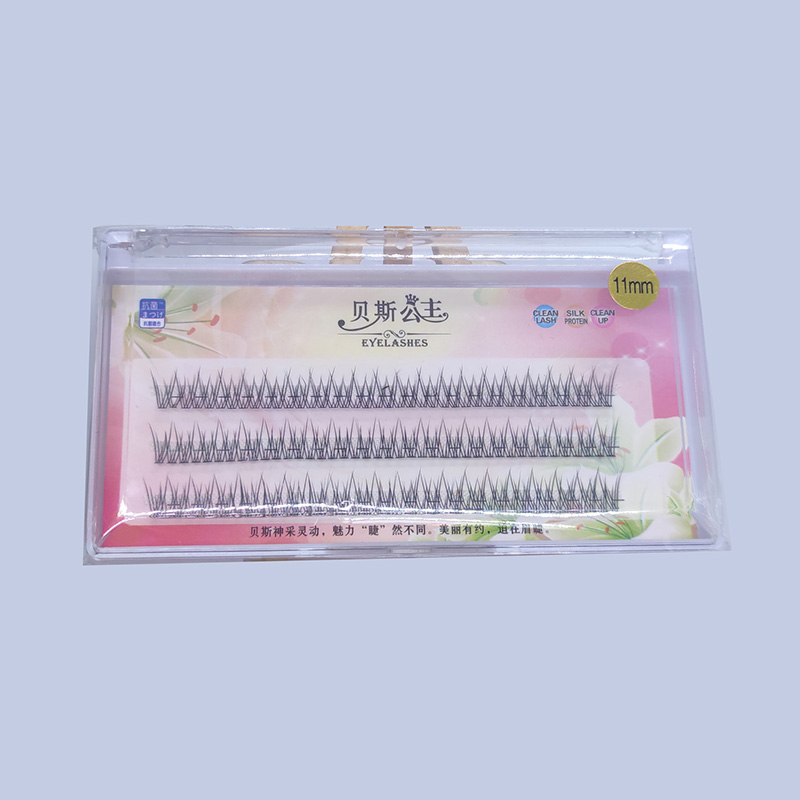 Eisínteachtaí Eyelash DIY Braisle eireaball éisc aonair 10mm