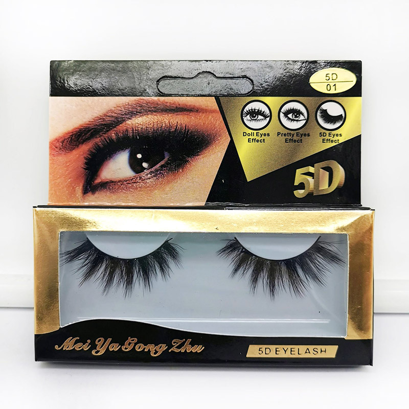 Lashes Tiubh 6D Fabhraí Bréagach Drámaíochta Fabhraí Só Toirt Bog