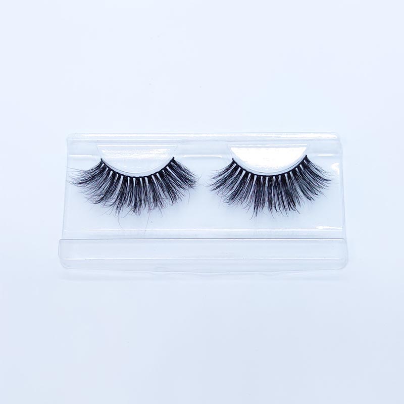 Fabhraí mionc 8D Lashes Fluffy Wispy Féach Nádúrtha Fabhraí Síoda ​​12-18mm
