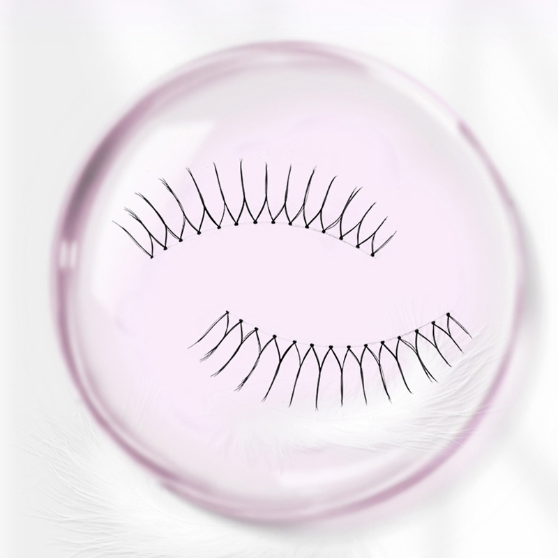 Clear Band Anime Lashes 4 Pacáiste Péirí