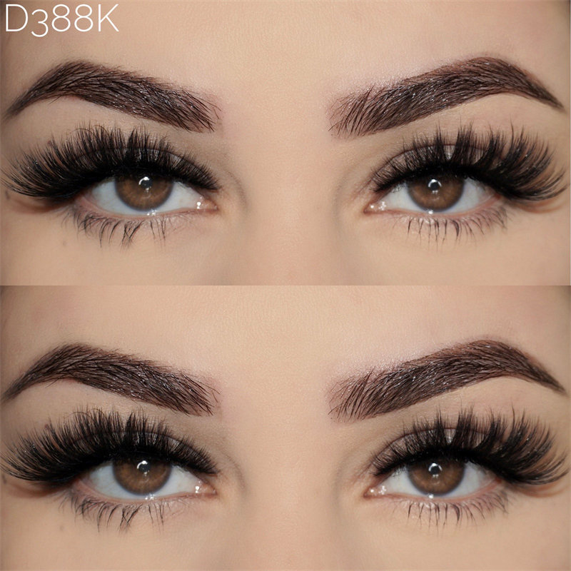 8D Imleabhar Nádúrtha Trasnaithe Faux Minc Lashes