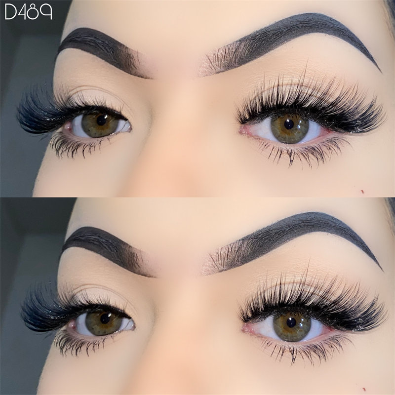 Lashes Cat-eye Imleabhar 3D Fabhraí Bréige Stráice