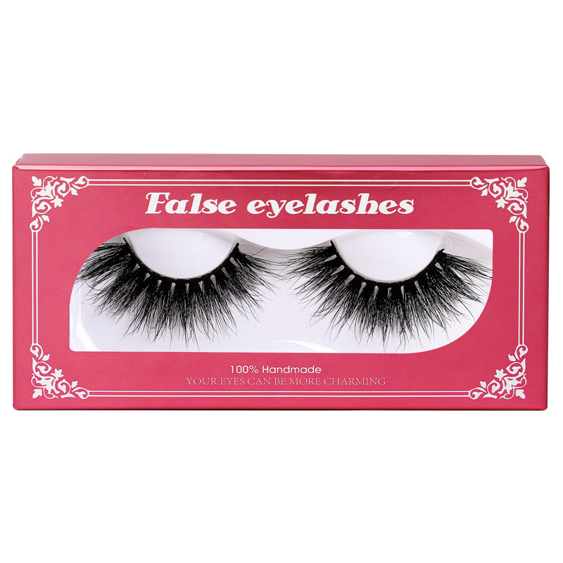 Eyelash síoda bréige scagtha lámhdhéanta