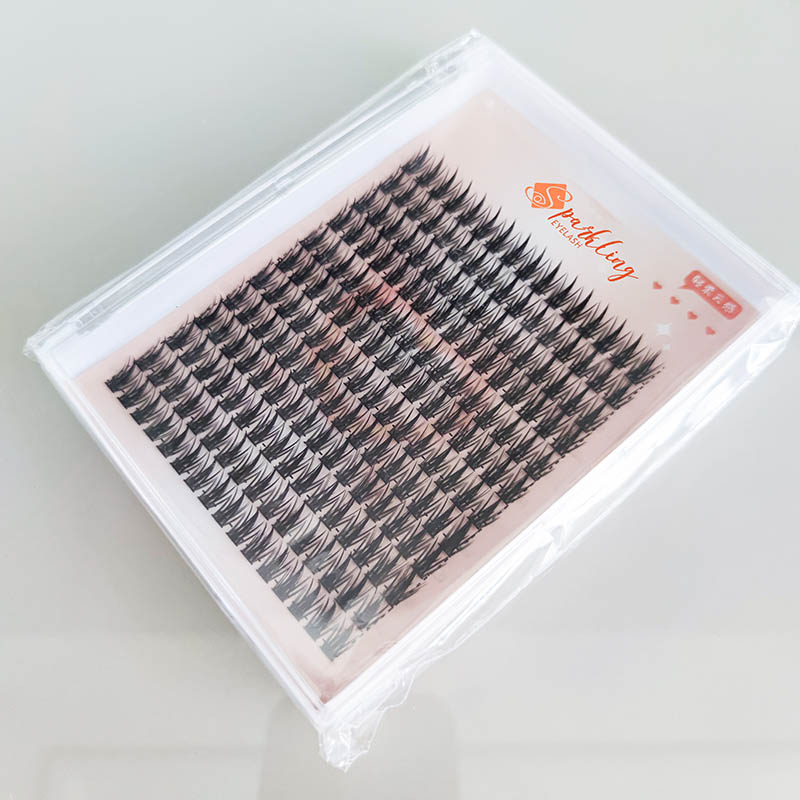 Lashes Aonair 192pcs C Curl DIY Lash Síneadh Kit