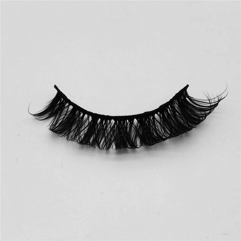 Éifeacht Imleabhar 3D Rúisis 15MM Faux Mink Lashes